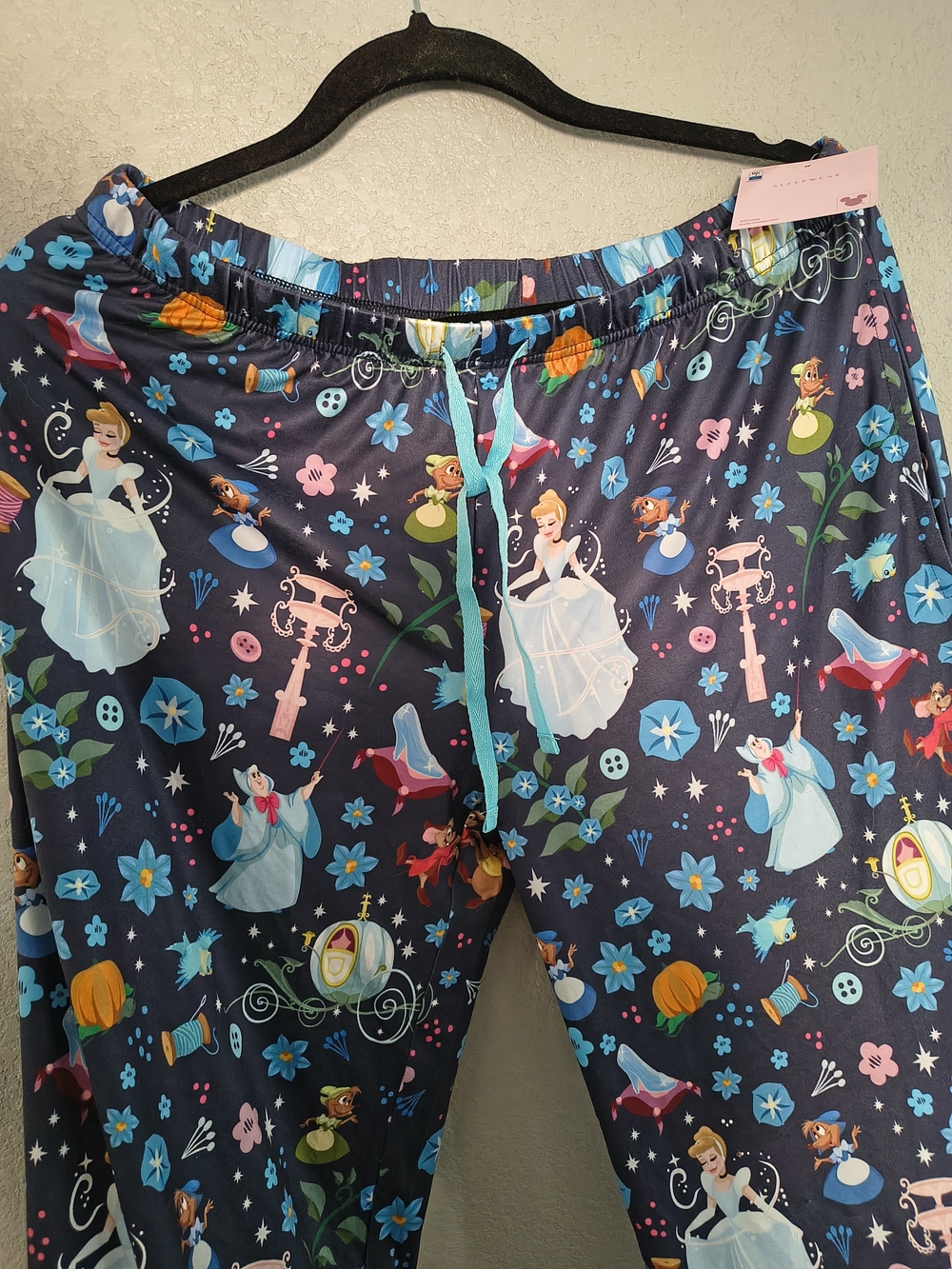Disney Princess Cinderella Loungewear Pajama Pants Gift - Picture 4 of 9